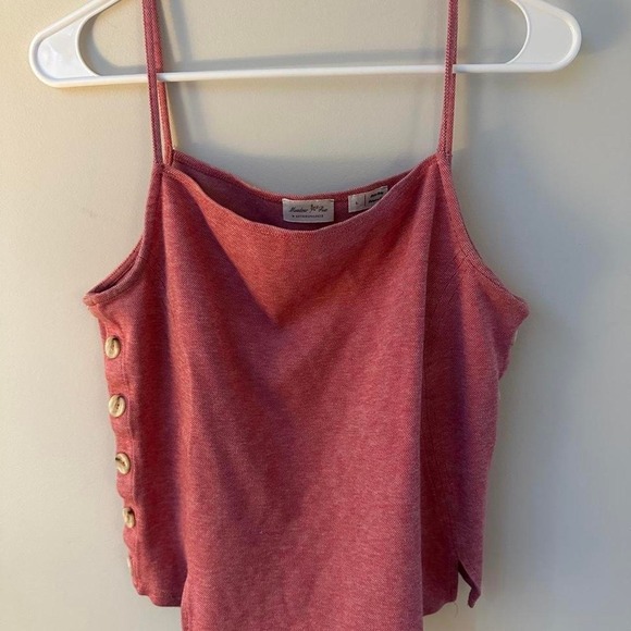 meadow and rue Tops - Large Anthropologie meadow and Rue Red heathered tank top